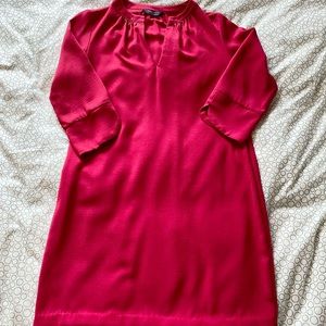 Marks & Spencer Pink Crepe Shift Dress - Meghan Markle Smart Works
